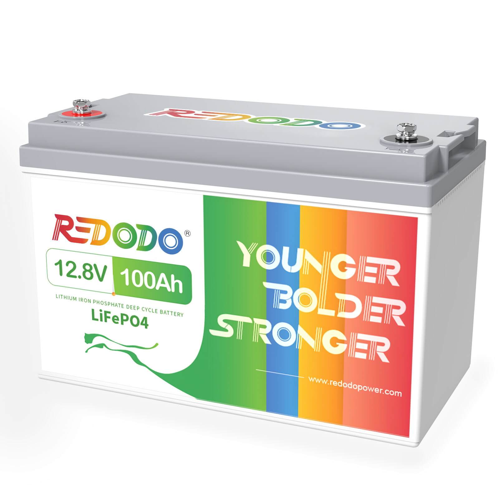Redodo LiFePO4 12V 100Ah Deep Cycle LiFePO4 Batterie