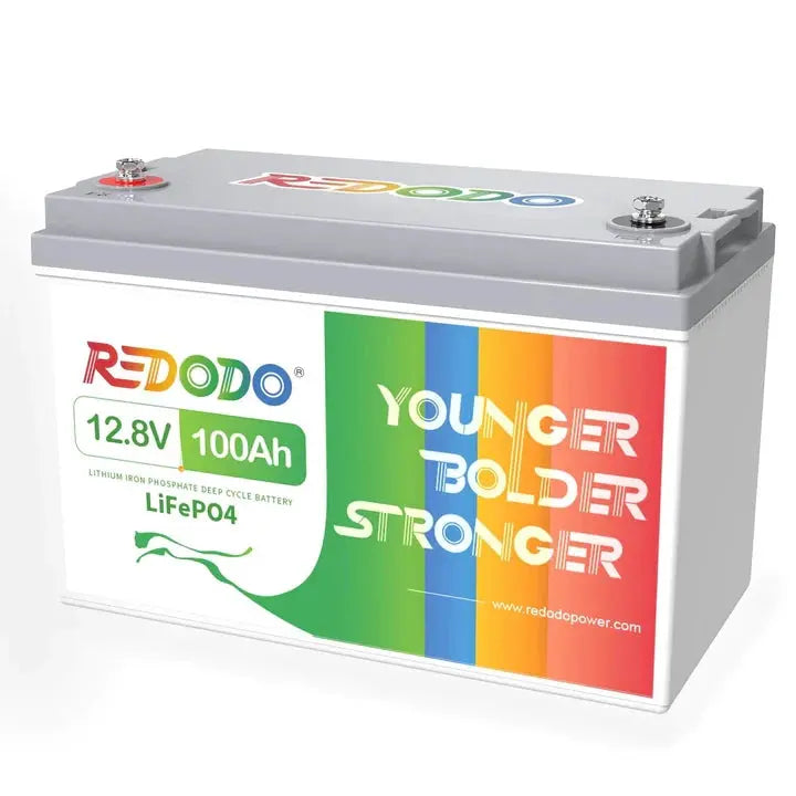 Redodo 12V 100Ah Deep Cycle LiFePO4 Batterie --Umsatzsteuerbefreiung