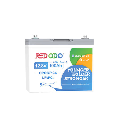 Redodo 12V 100Ah Gruppe 24 LiFePO4 Batterie