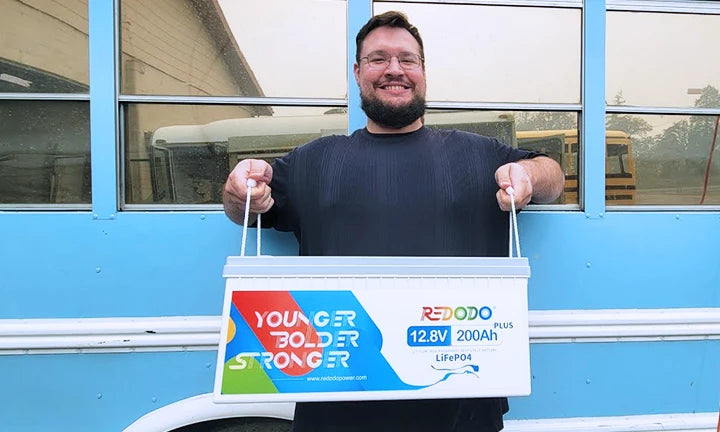 Redodo LiFePO4 Batterie begeisterte Kunden
