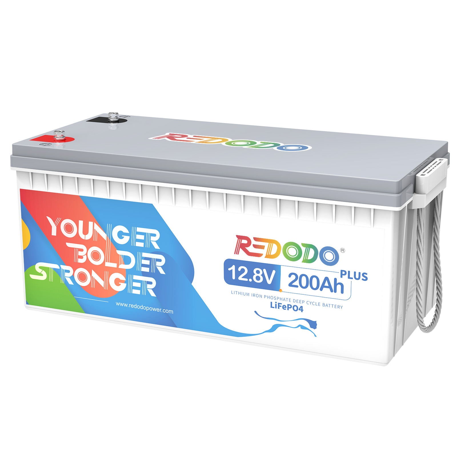 Redodo Power 12V 200Ah Plus LiFePO4 Batterie, über 4000-15000+