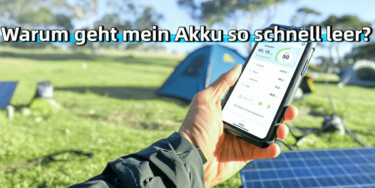 Warum geht mein Akku so schnell leer?