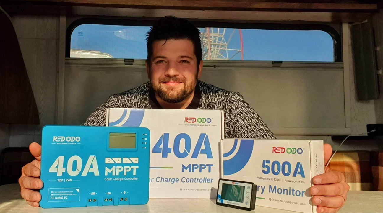 Redodo customer recommend Redodo 40A MPPT solar charge controller and 500A battery monitor