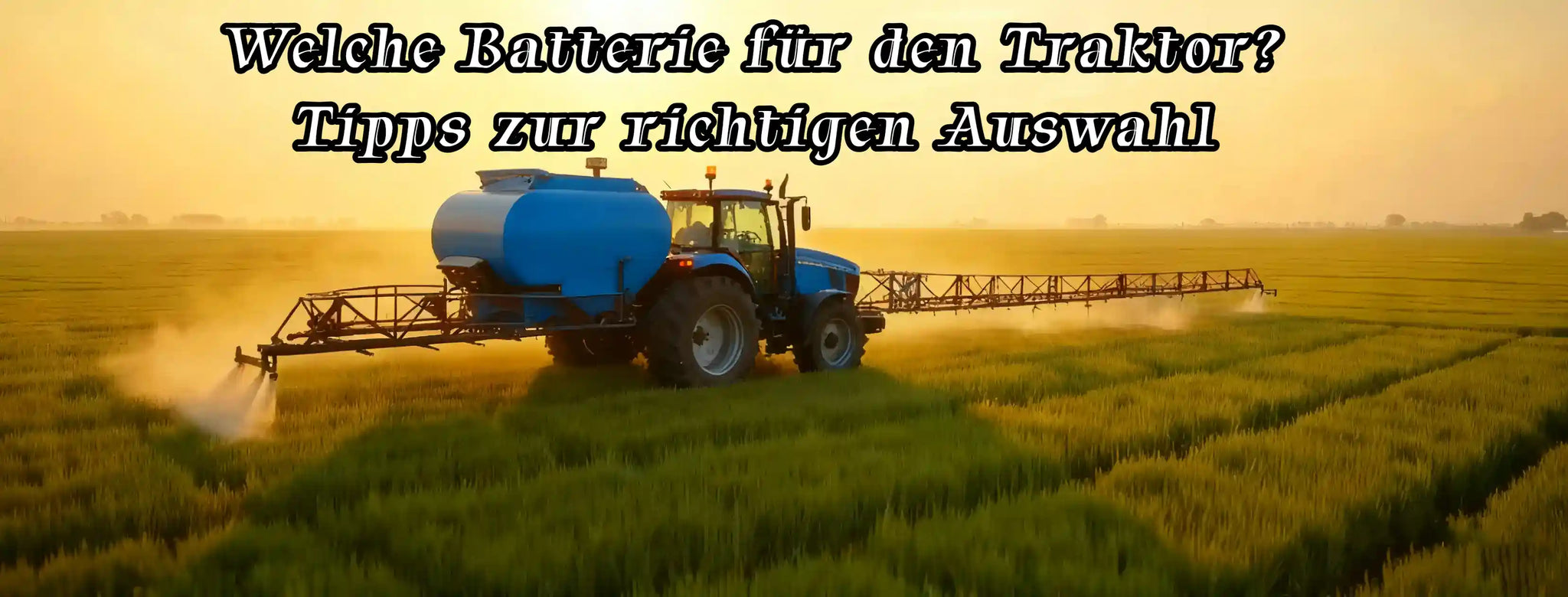 Welche Batterie für den Traktor? 
