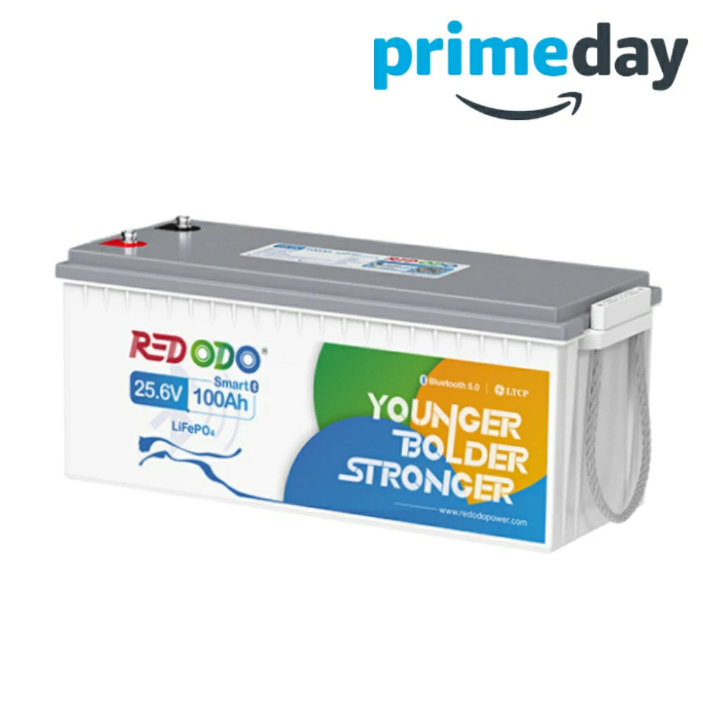 【Superpreis】Redodo LiFePO4 24V 100Ah Solarbatterie mit Bluetooth redodopower-de