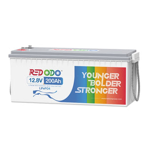 Befreiung von 19% MwSt - Redodo 12V 200Ah Deep Cycle LiFePO4 Batterie - nur für Wohngebäude und Deutschland redodopower-de-free
