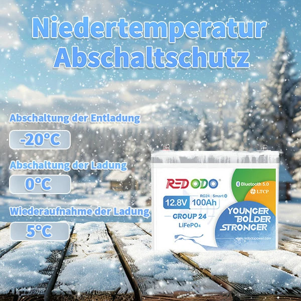 Lithium Batterie mit Bluetooth