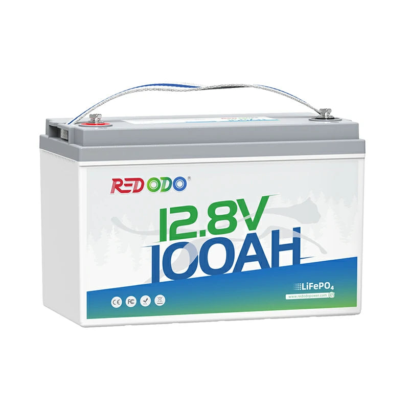 RedodoLifepo412V100AhLifepo4Battery|Batterymotorhome,solarbattery|1.28kWh&1.28kW