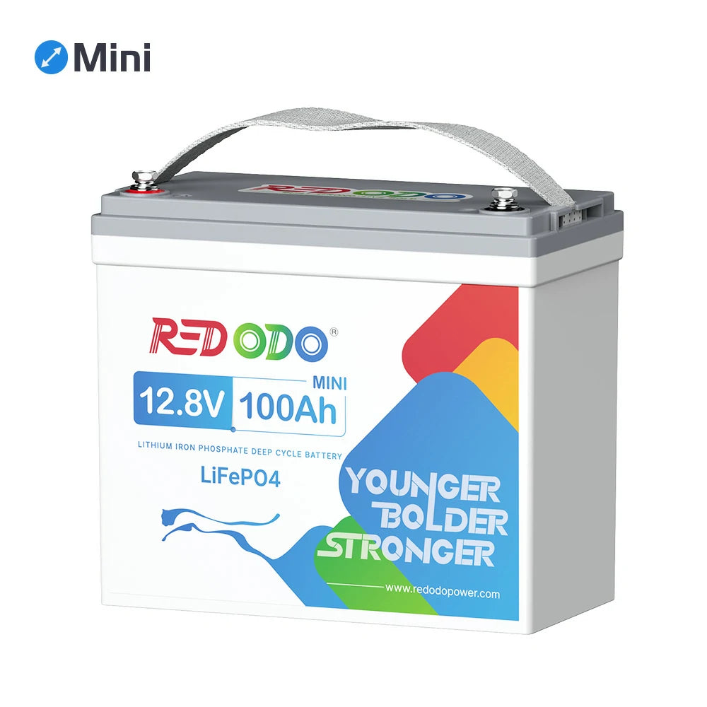 Redodo 12V 100Ah Mini LiFePO₄ Batterie