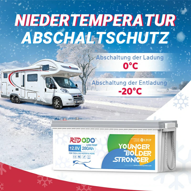 Redodo 12V 280Ah Lifepo4 Batterie