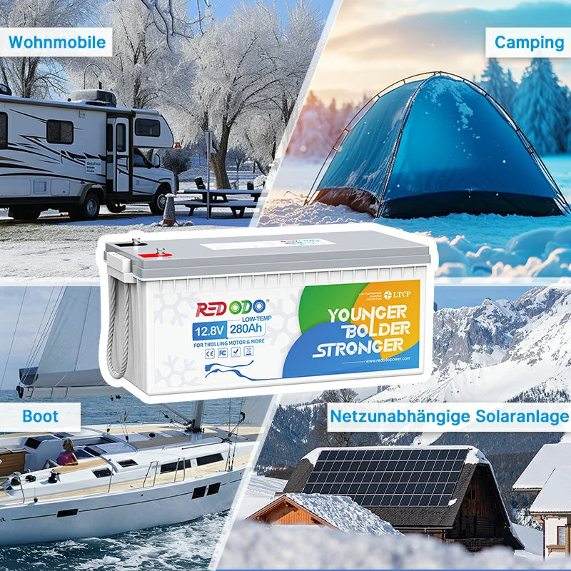 Low Temp Tiefzyklus LiFePO4 Batterie