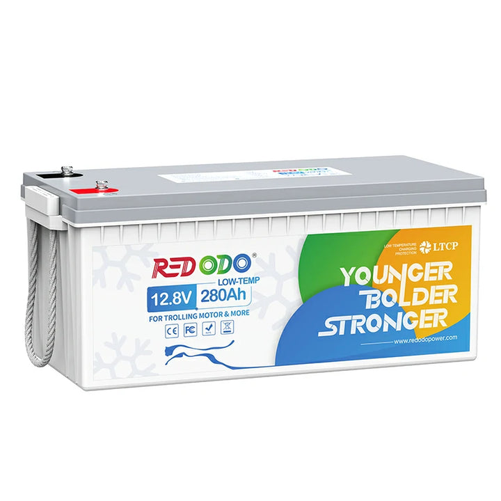 Redodo 12V 280Ah Low Temperature LiFePO4 Batterie fuer Boote