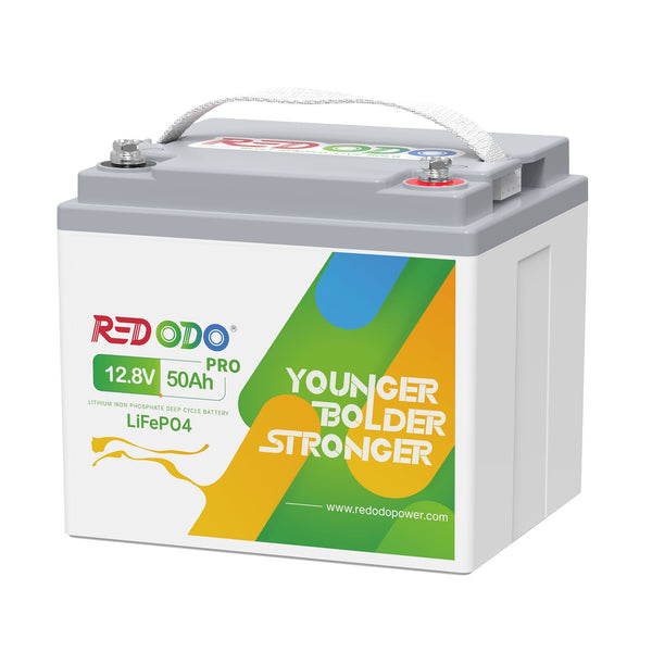 Befreiung von 19% MwSt - Redodo 12V 50Ah Pro LiFePO4 Batterie | 640Wh & 640W - Nur für deutsche und österreichische Wohngebäude gelten redodopower-de