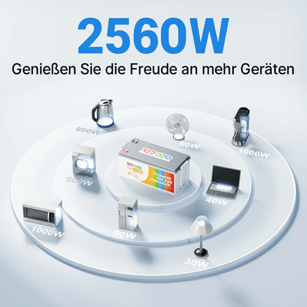 Redodo 12V 300Ah Lifepo4 Batterie