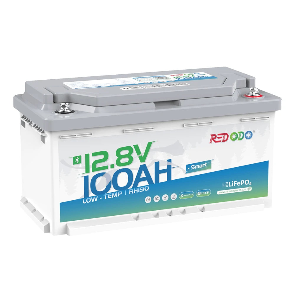 【Superpreis】Redodo LiFePO4 12V 100Ah H190 Untersitz Lithium Batterie mit Bluetooth für Wohnmobil | Batterie Wohnmobil, Solarbatterie, DIN H8