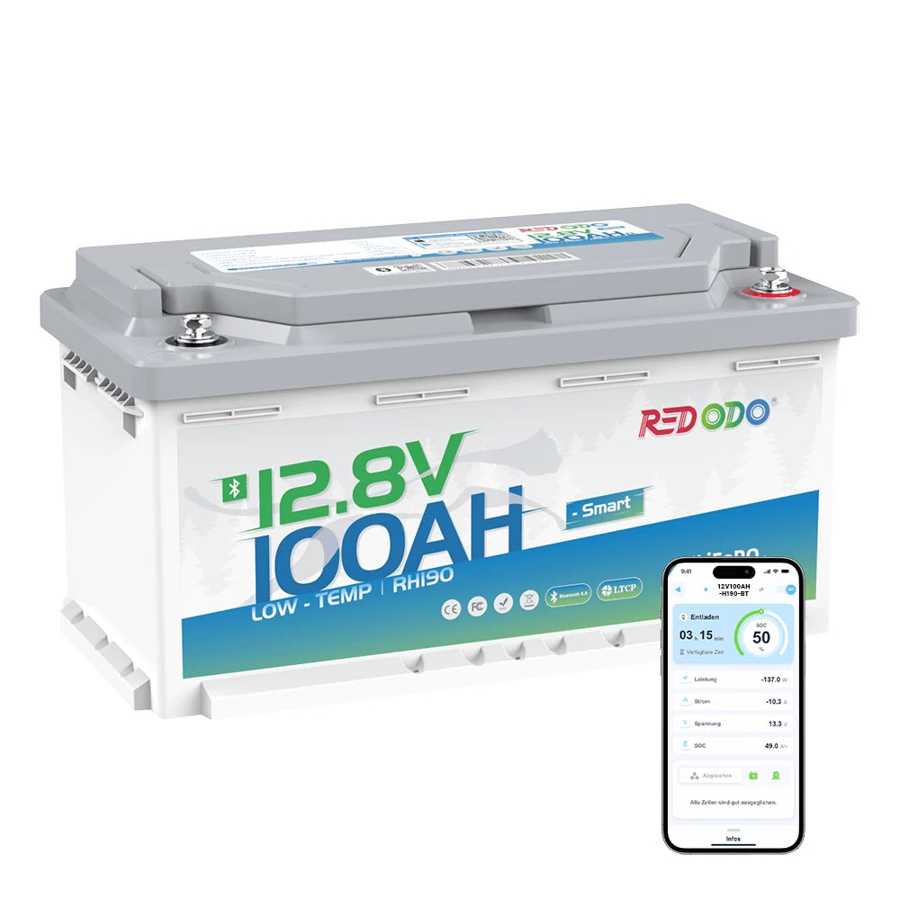 Redodo 12V 300Ah LiFePO4 Batterie