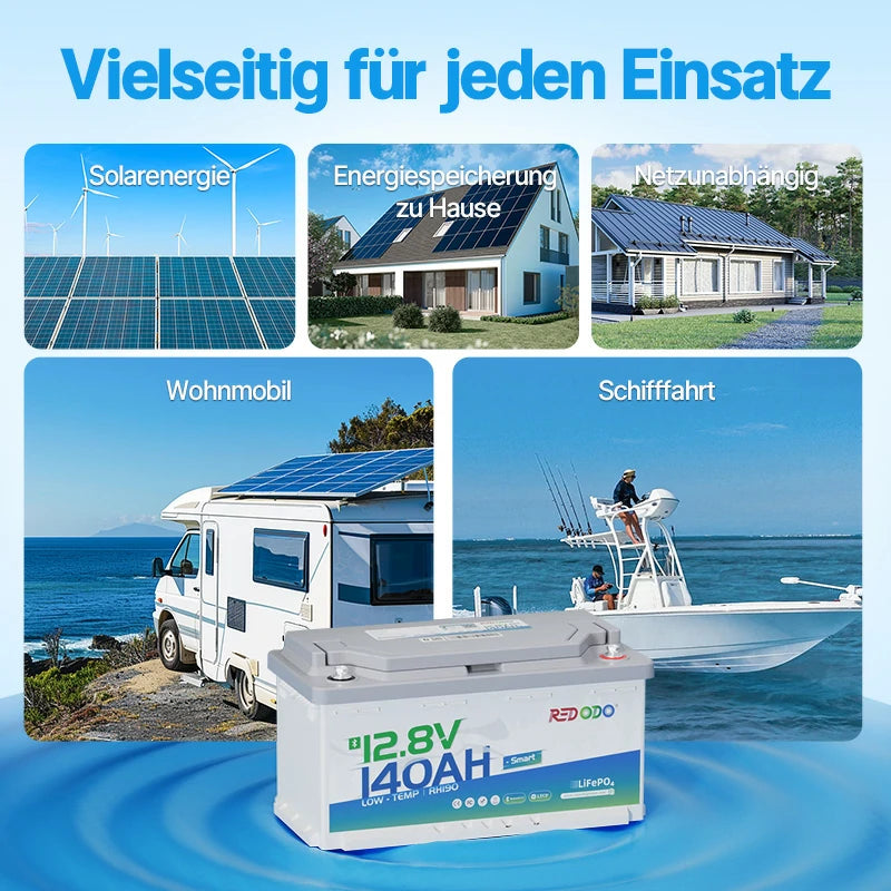 Batteria Litio Lifepo4 12V 100Ah - Per Camper, Barche E Energie Rinnovabili, 15000 Cicli - Foto 8