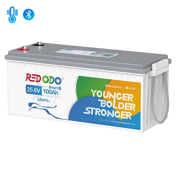 24V 100Ah Solarbatterie mit Bluetooth