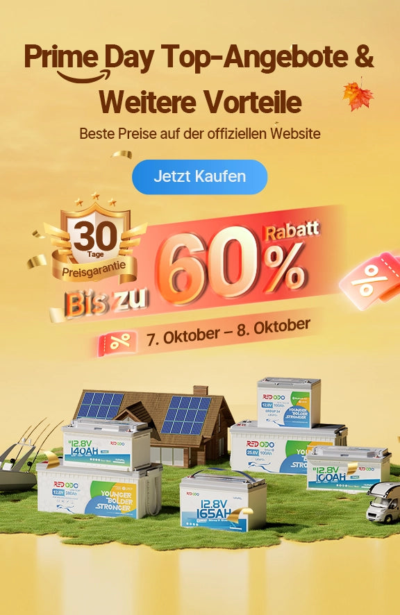Redodo Prime Day 2025 LiFePO4 Batterien Angebote