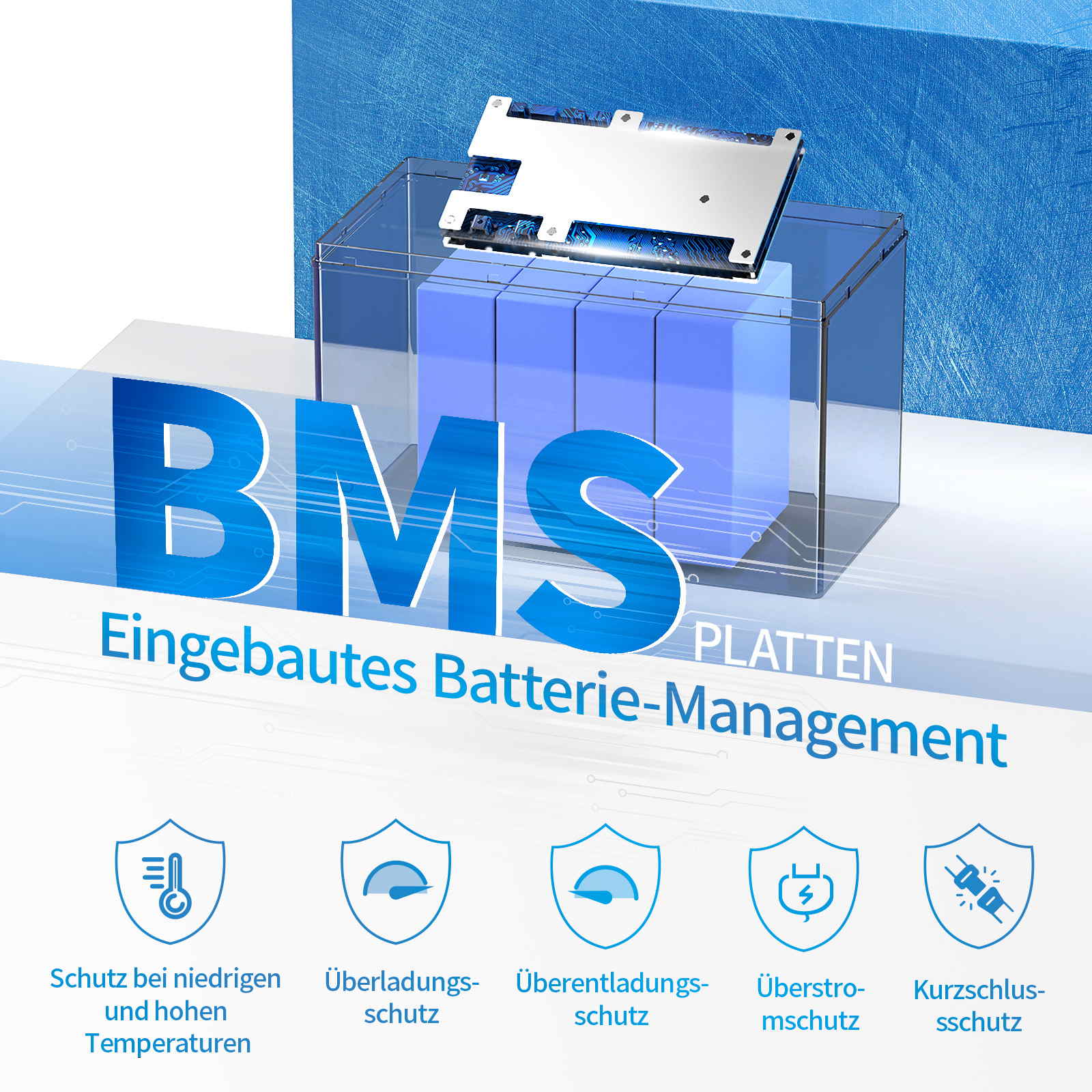 Redodo Batterien mit integrierten BMS