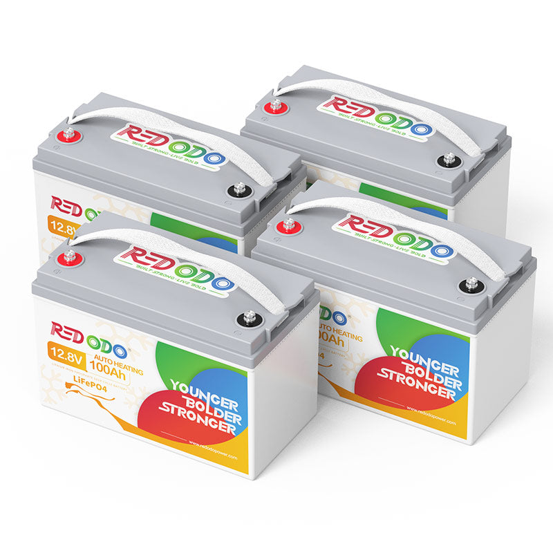 Redodo 12V 100Ah LiFePO4 Batterie mit Selbsterwärmung redodopower-de