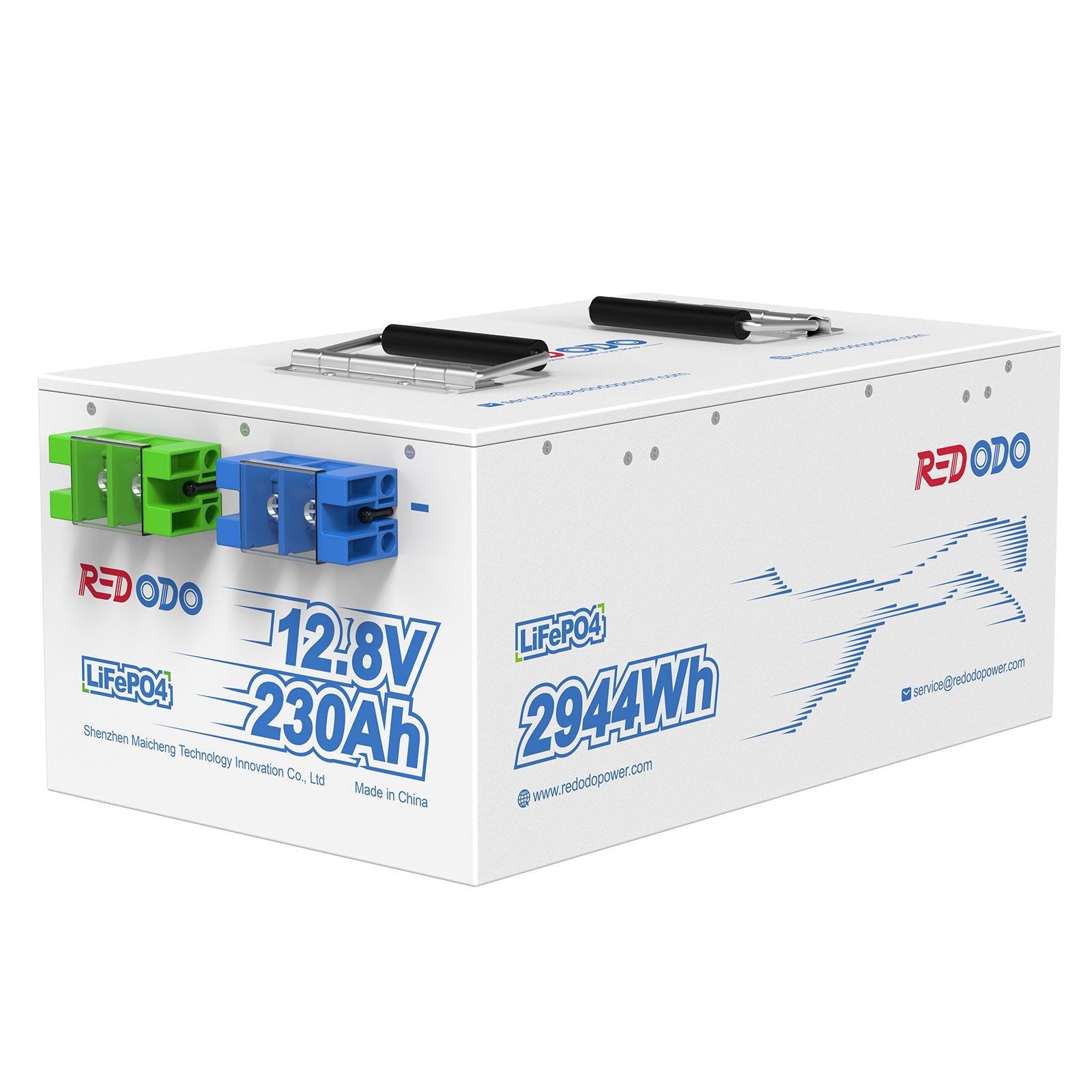 Befreiung von 19% MwSt - Redodo 12V 230Ah LiFePO4 Batterie | 2944Wh & 1920W - nur für Wohngebäude und Deutschland