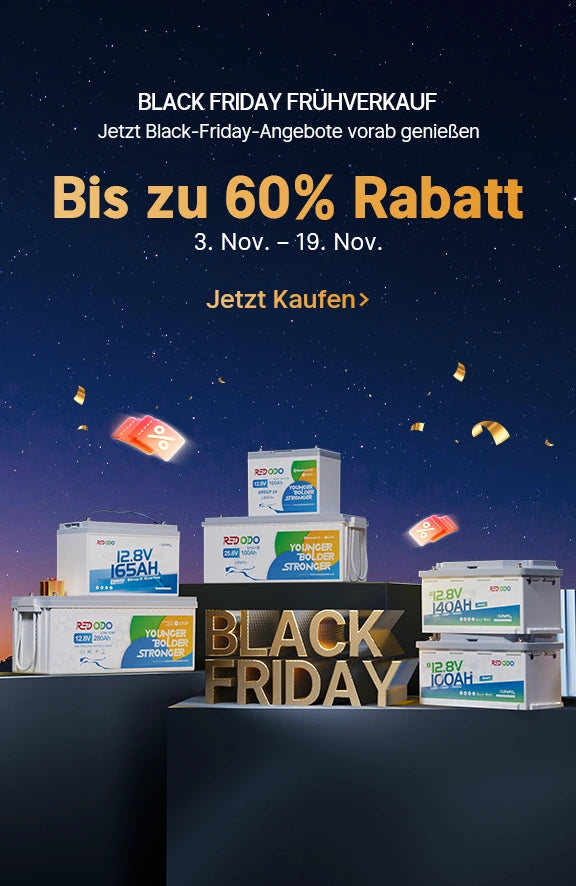 Redodo LiFePO4 Batterien Black Friday Angebote 2025