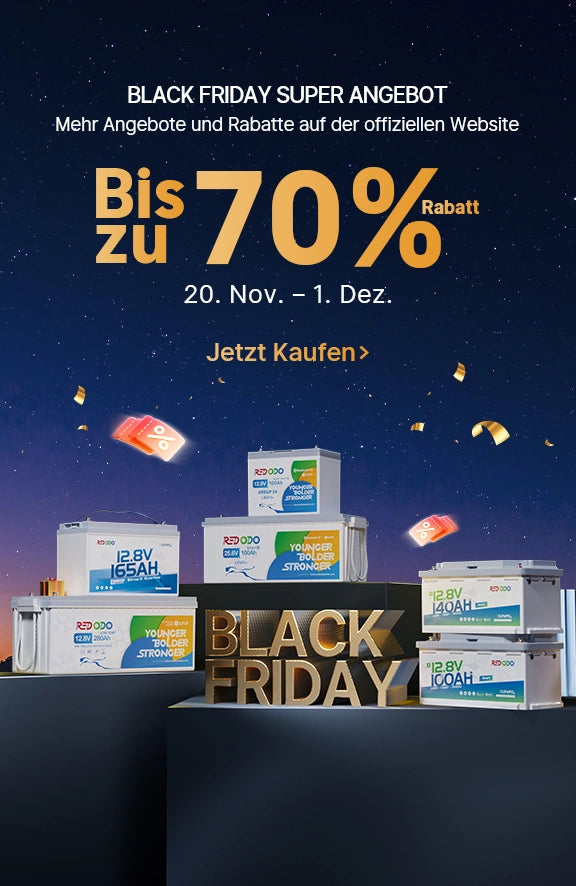 Redodo LiFePO4 Batterien Black Friday Angebote 2025