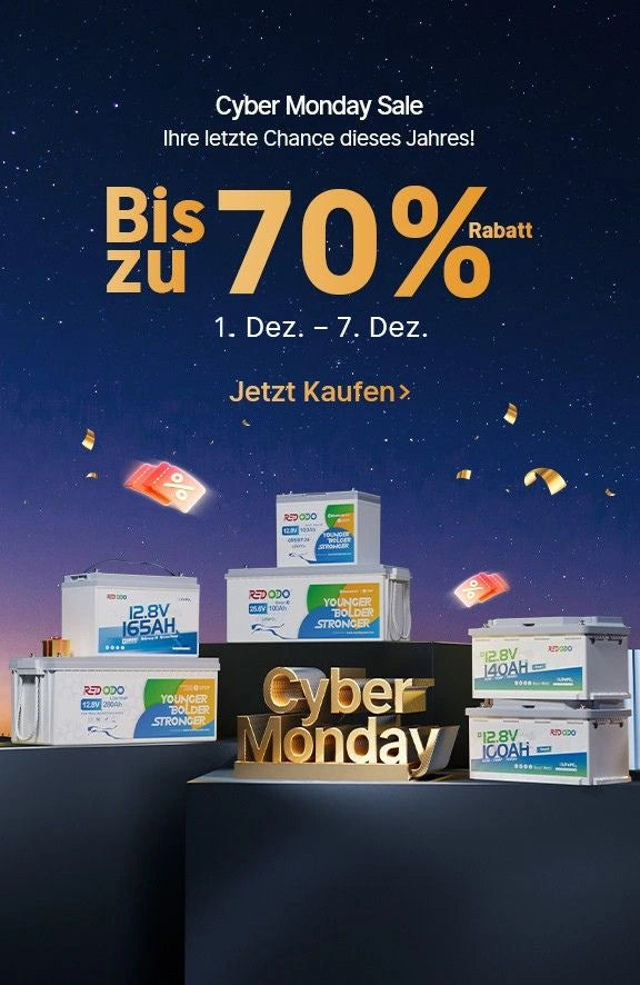 Redodo LiFePO4 Batterien Cyber Monday Angebote 2025