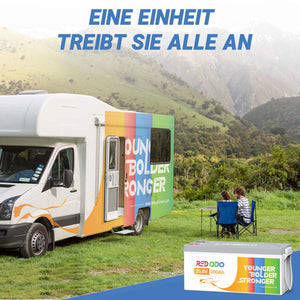 Befreiung von 19% MwSt - Redodo 24V 200Ah LiFePO4 Batterie | 5,12kWh & 5,12kW - nur für Wohngebäude und Deutschland