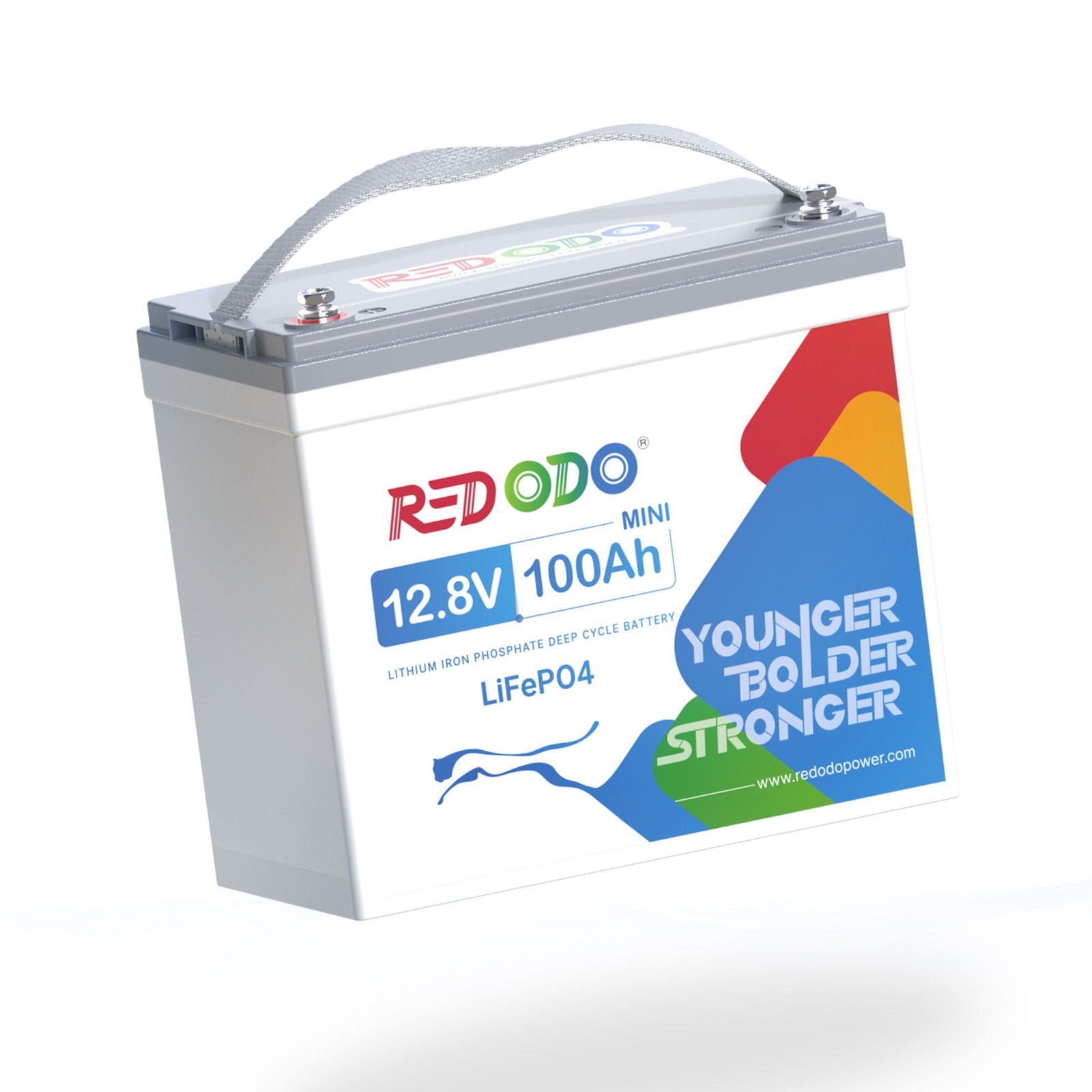 【NEW】Redodo LiFePO4 12V 100Ah Mini Deep Cycle LiFePO4 Batterie | 1,28kWh & 1,28kW
