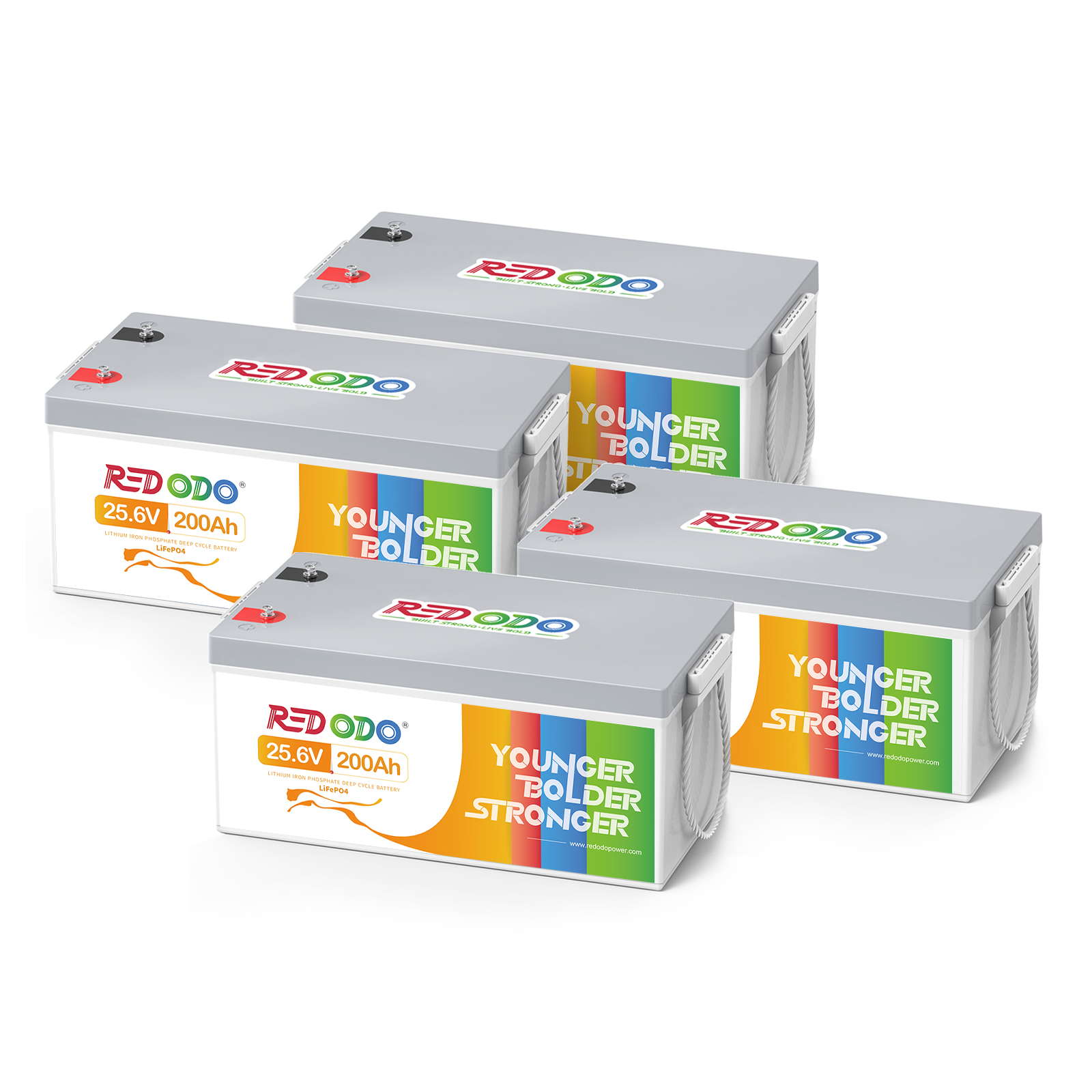 Redodo 24V 200Ah LiFePO4 Batterie | 5,12kWh & 5,12kW