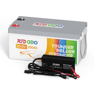 Redodo 24V 200Ah LiFePO4 Batterie | 5,12kWh & 5,12kW