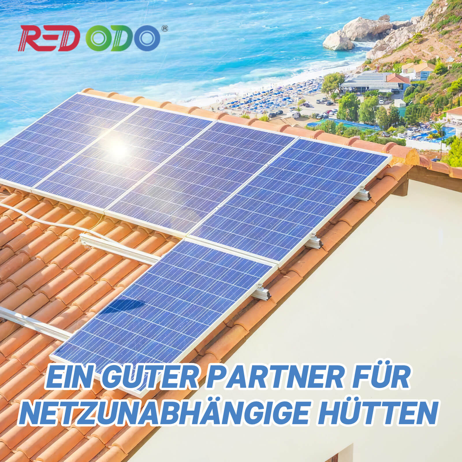 Redodo 48V 100Ah Lithium LiFePO4 Batterie | 4,8kWh & 4,8kW