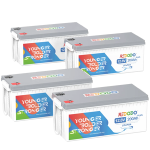 Redodo LiFePO4 200Ah Plus Akku 12V | 2,56kWh & 2,56kW